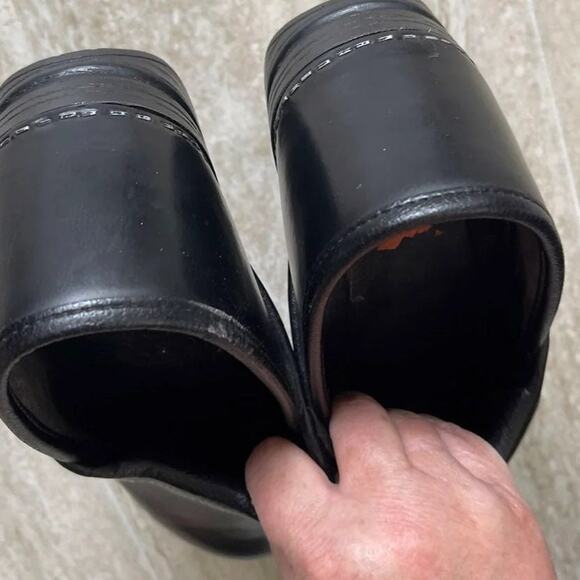 Dansko XP black leather clogs sz 40  US  9.5-10 - Picture 7 of 8